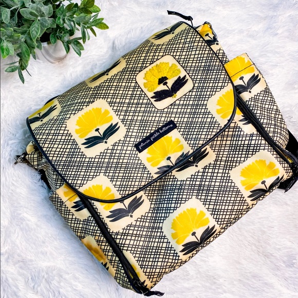 Petunia Pickle Bottom Handbags - Petunia Pickle Bottom Backpack Diaper Bag Yellow